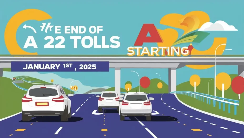 A22 Tolls to End